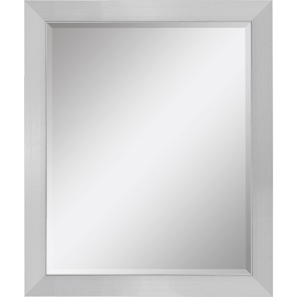 32" Silver Framed Accent Mirror