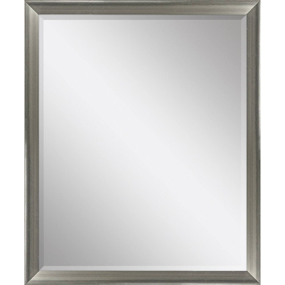 44" White Framed Accent Mirror