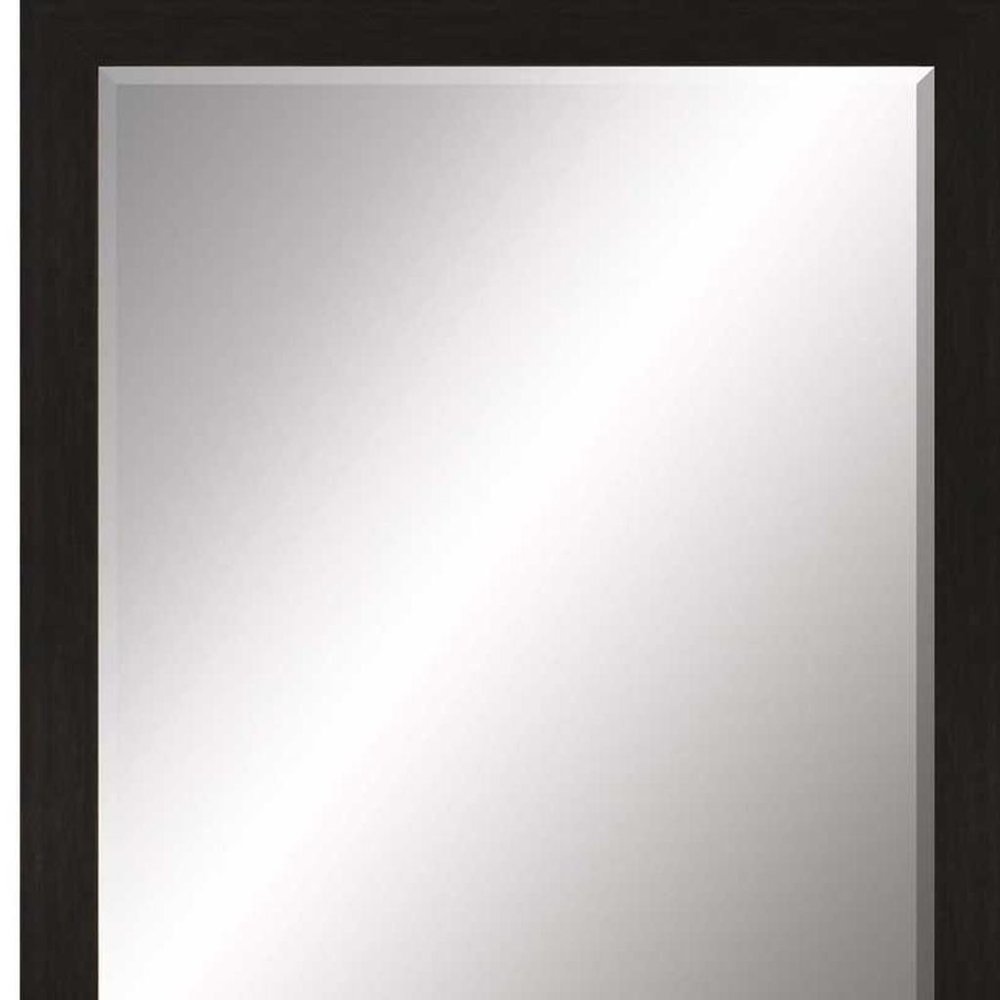 53" Dark Brown Accent Mirror