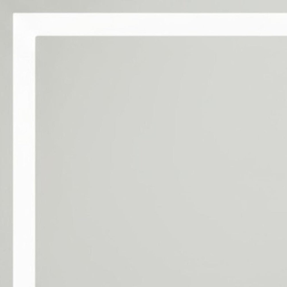 20" Clear Lighted Frameless Bathroom Vanity Mirror