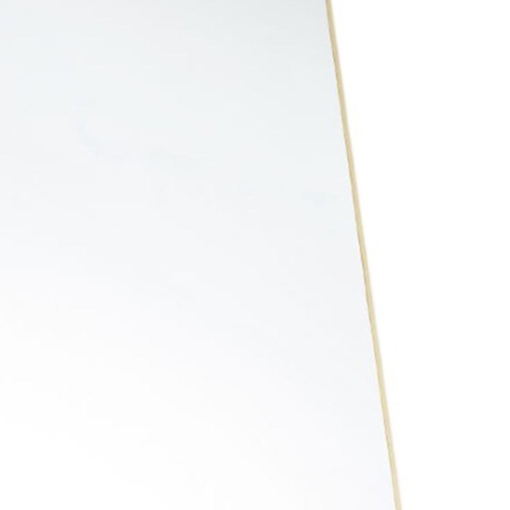 63" Gold Metal Freestanding and Wall Mount Framed Full Length Mirror