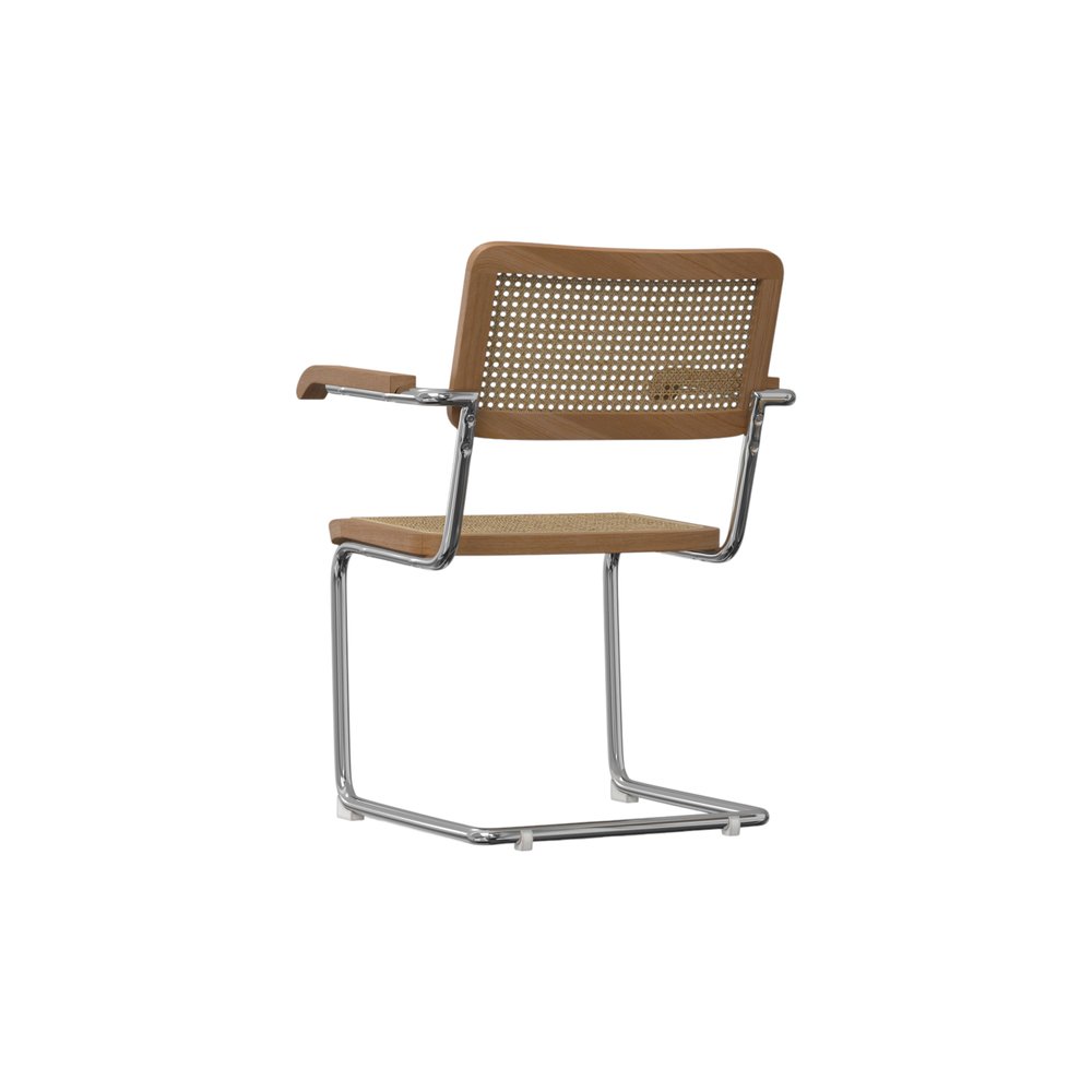 Set of Two Natural and Gray Solid Wood Dining Parsons Chairs