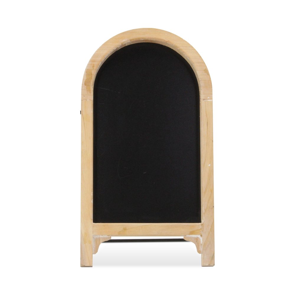16" Natural Wood Tabletop Easel Chalk Board