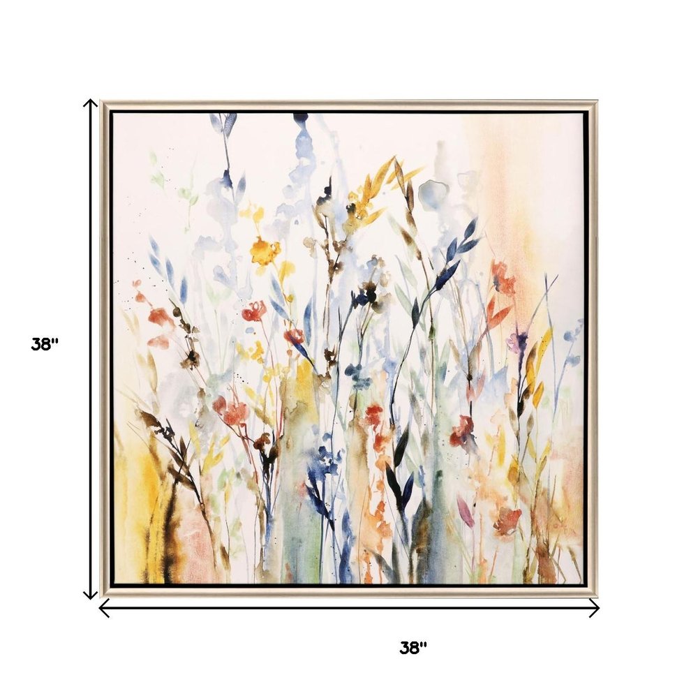 Window Art I Silver Floater Frame Wall Art