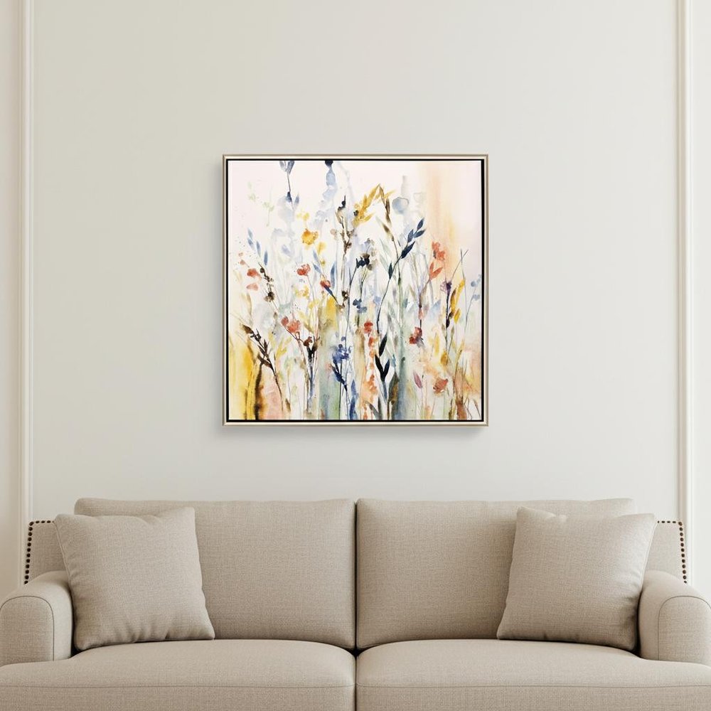 Window Art I Silver Floater Frame Wall Art