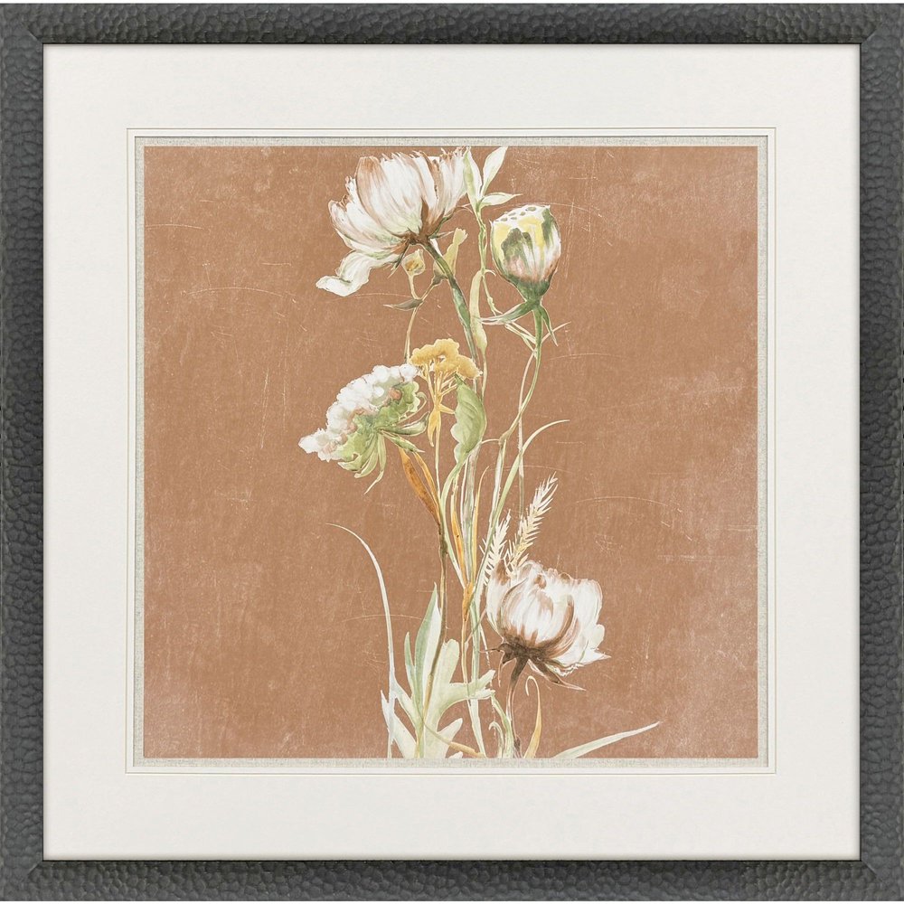 Wildflowers I Black Framed Wall Art