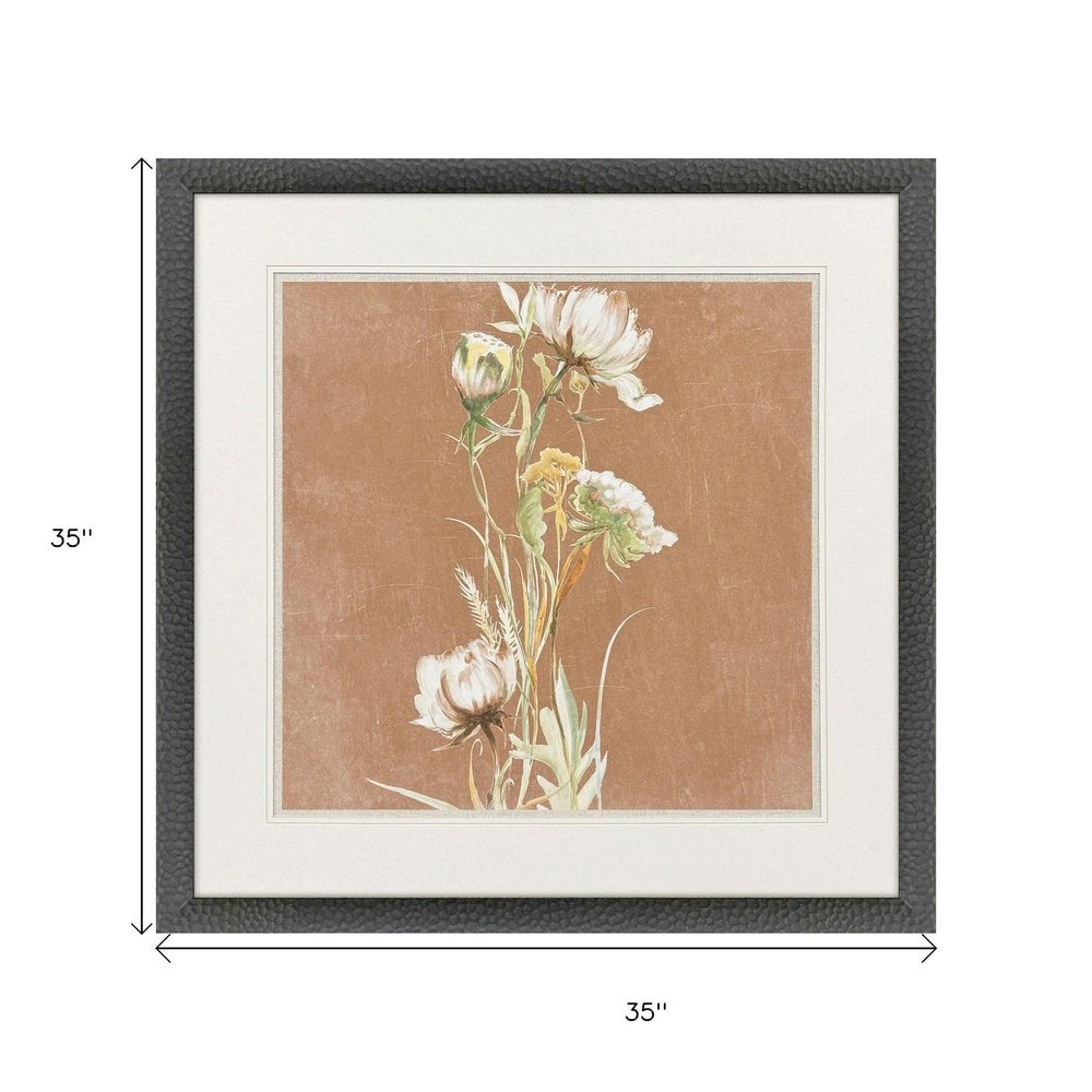 Wildflowers I Black Framed Wall Art