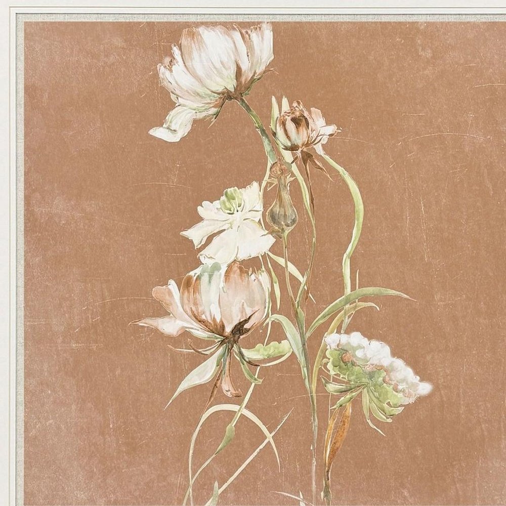 Wildflowers II Black Framed Wall Art