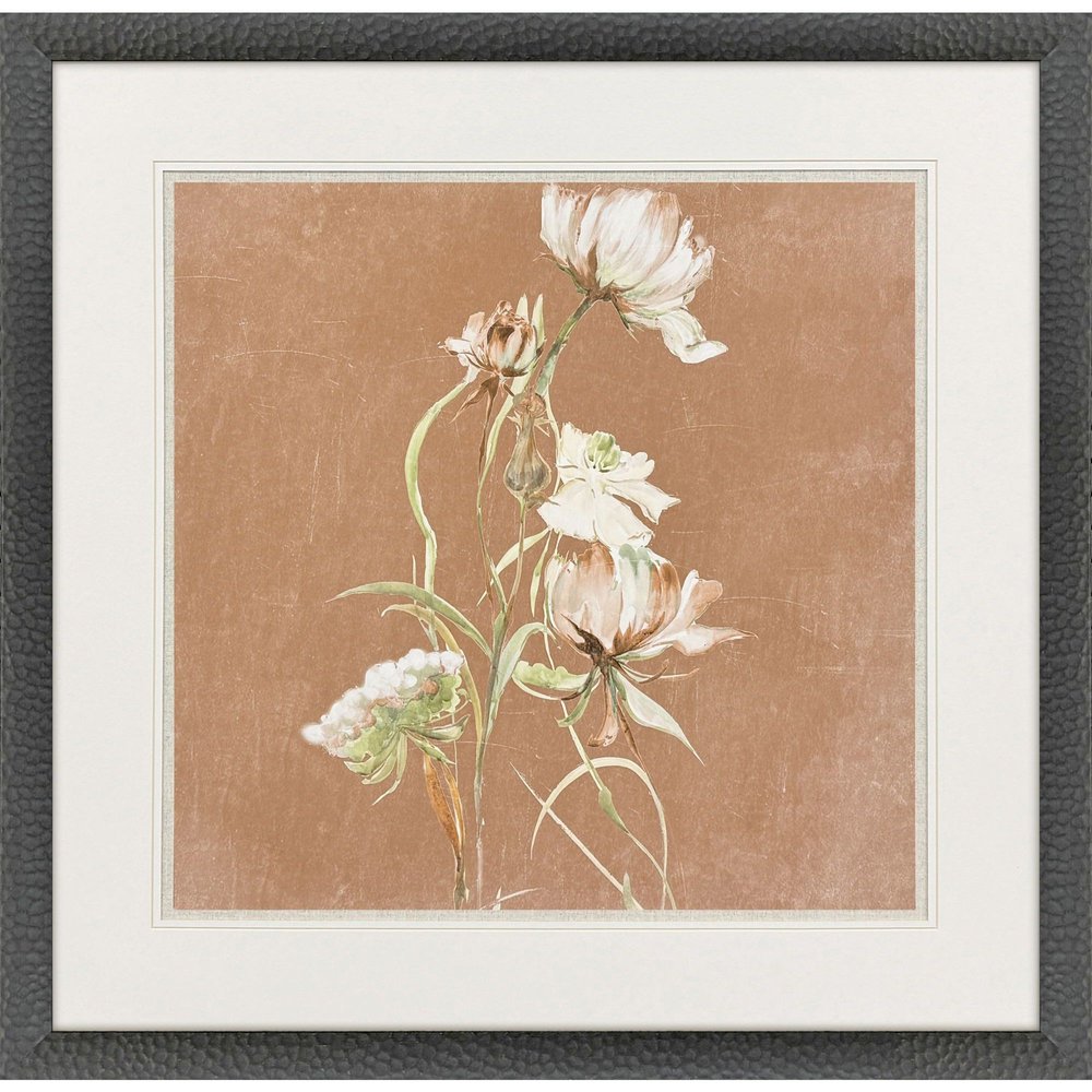 Wildflowers II Black Framed Wall Art