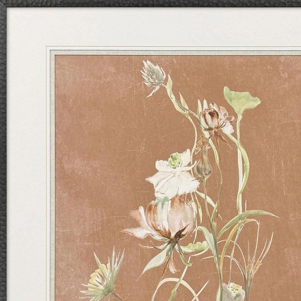 Wildflowers III Black Framed Wall Art