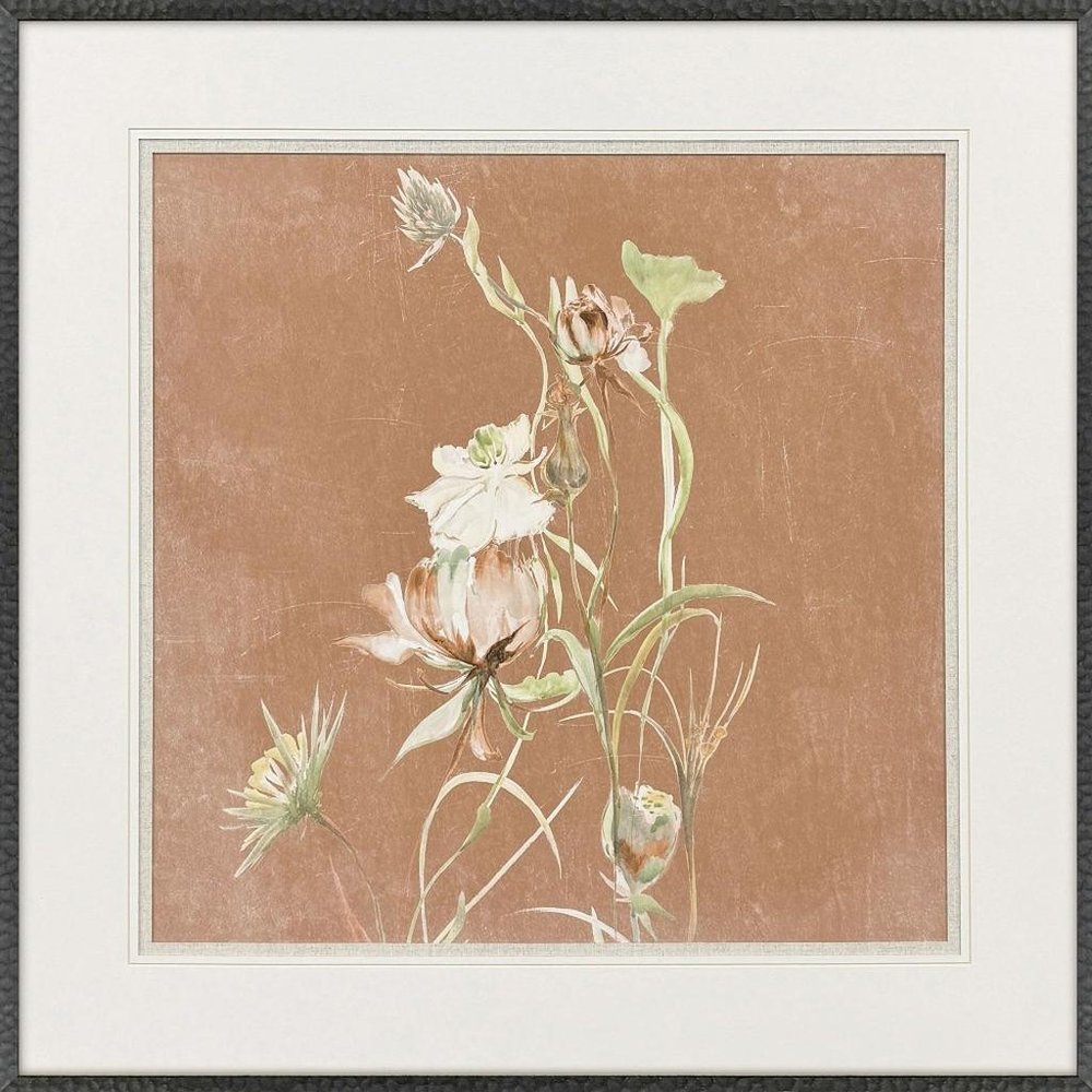 Wildflowers III Black Framed Wall Art