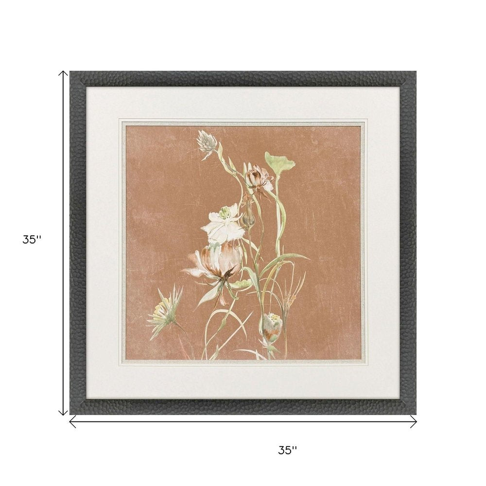 Wildflowers III Black Framed Wall Art