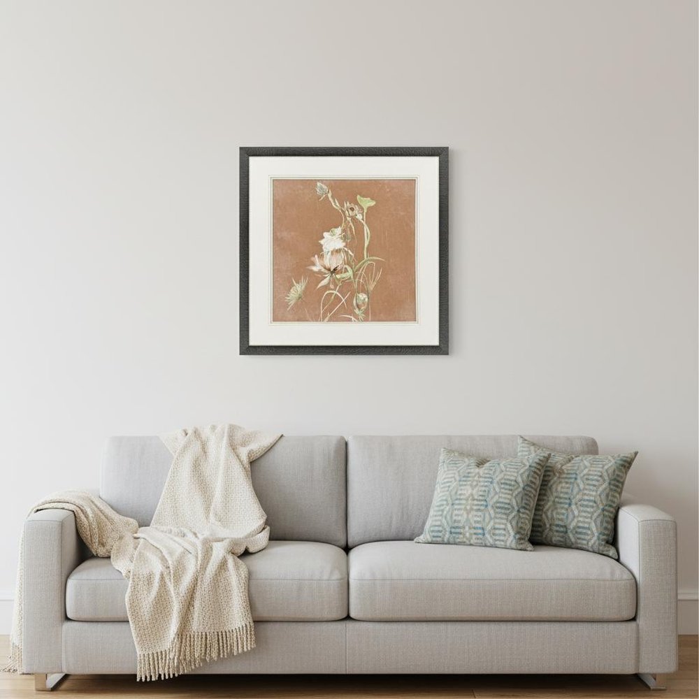 Wildflowers III Black Framed Wall Art