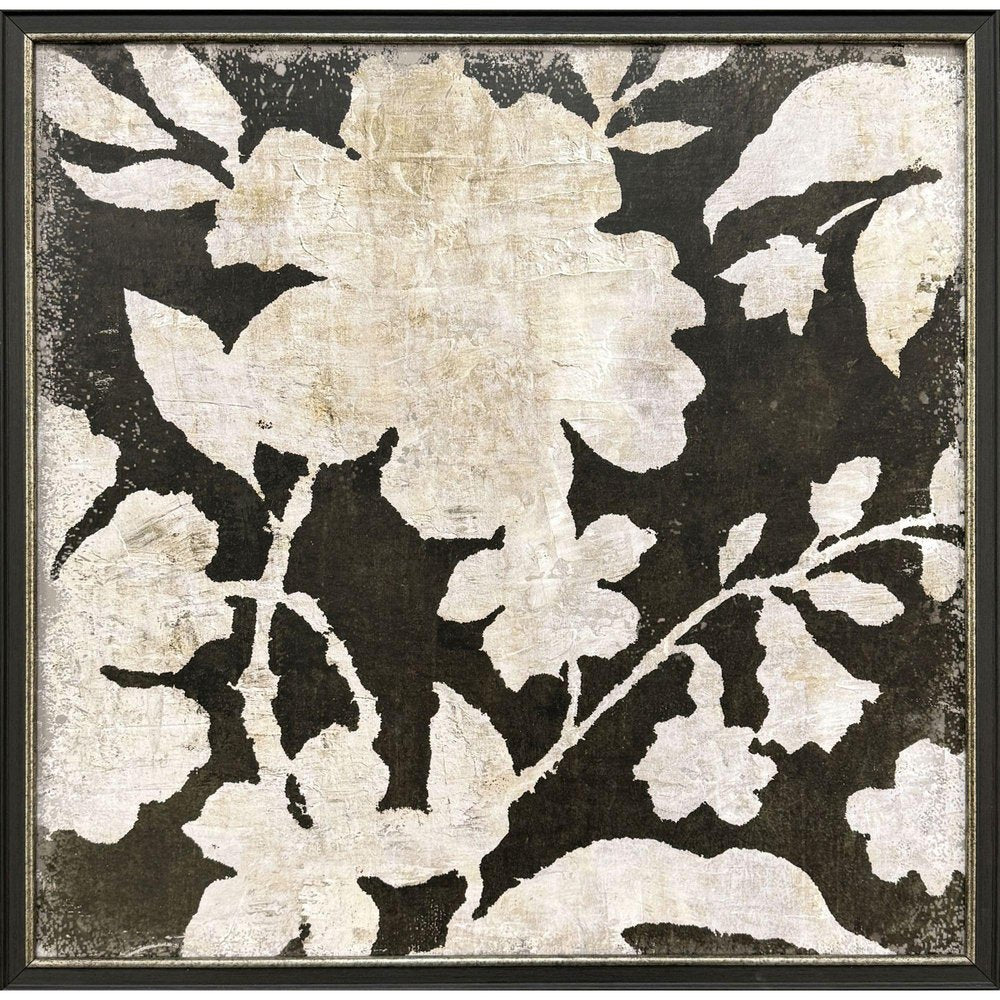 Vintage Textile 2 Black Framed Wall Art