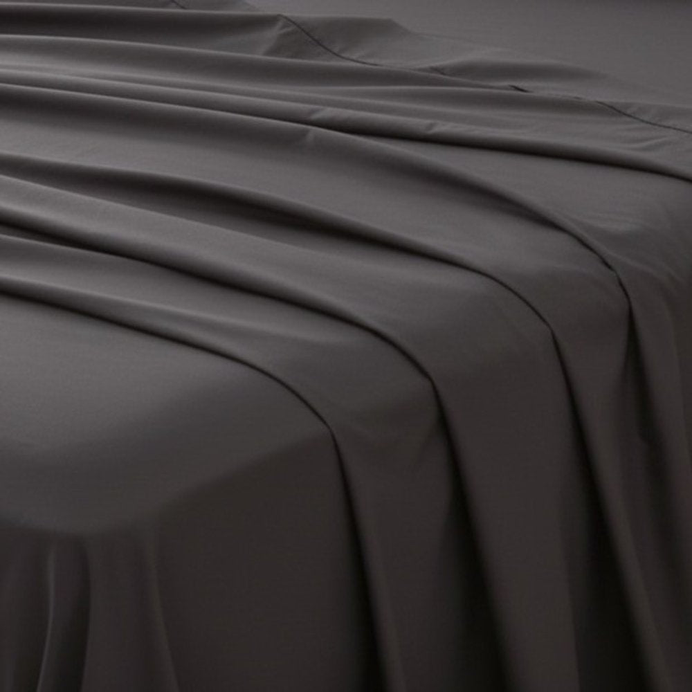 Charcoal Cotton Queen Pillowcases