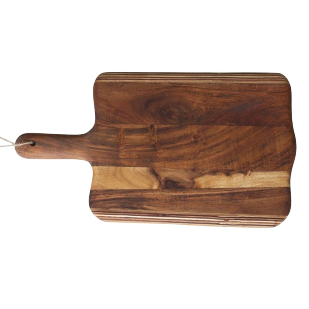 17" Brown Solid Wood Cutting Board