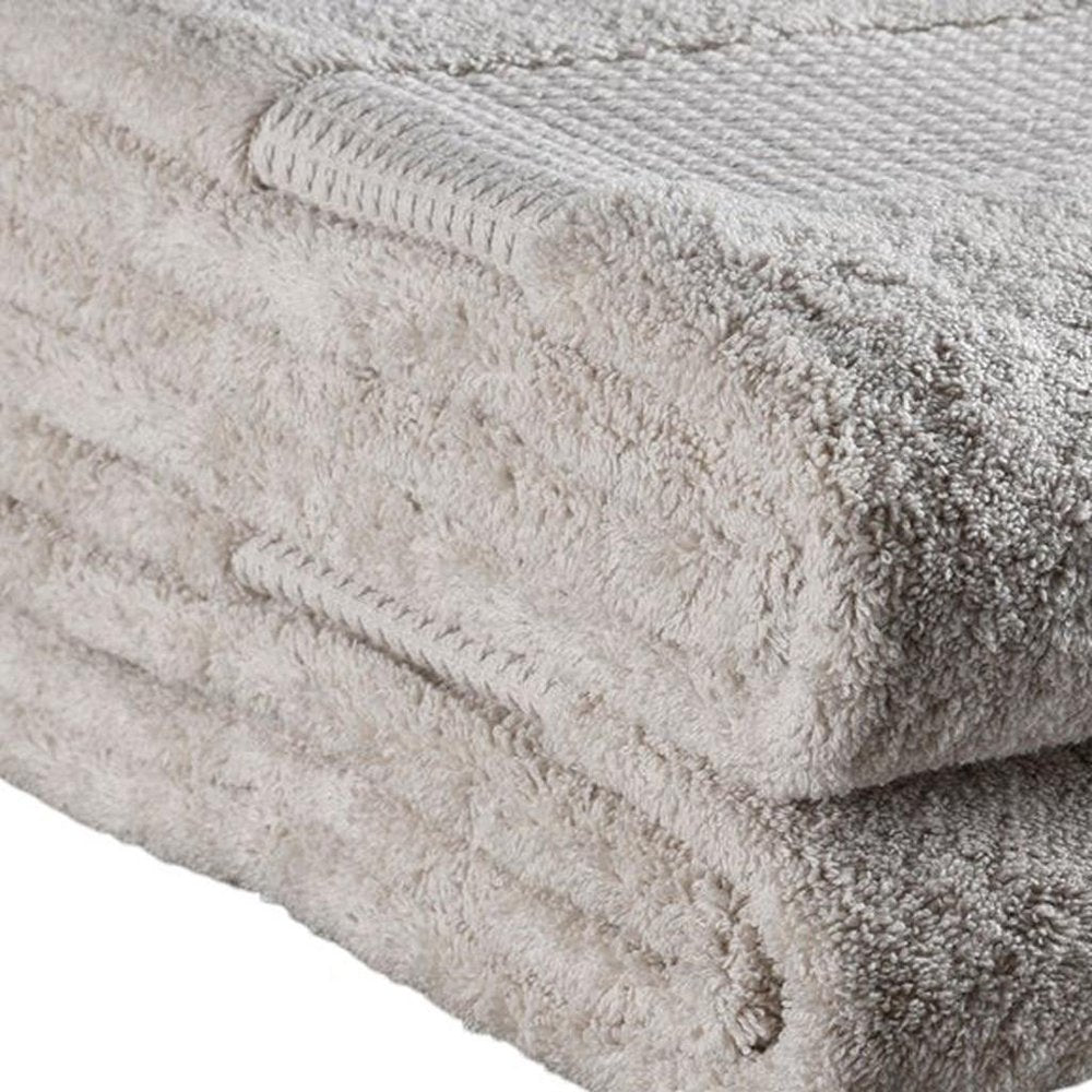 White Cotton 36" X 72" Quick Dry Terry Cloth Bath Sheet