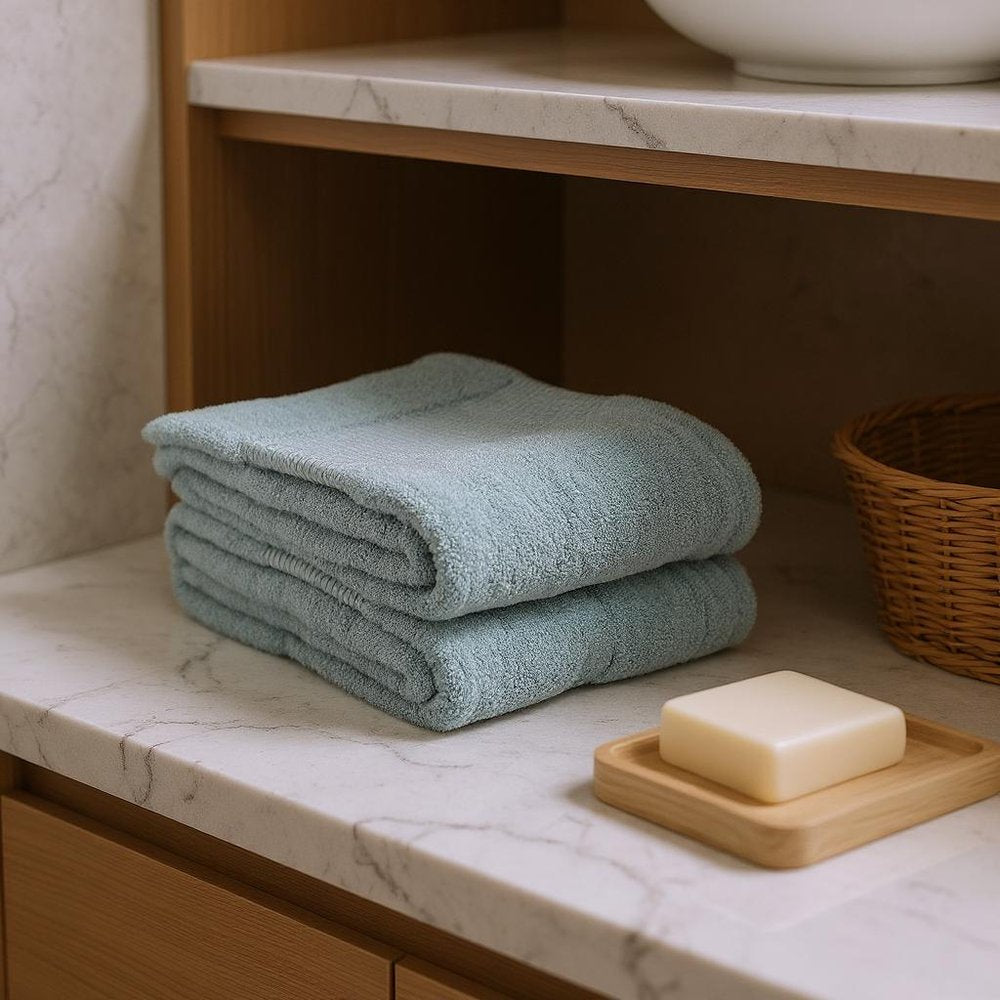 White Cotton 36" X 72" Quick Dry Terry Cloth Bath Sheet