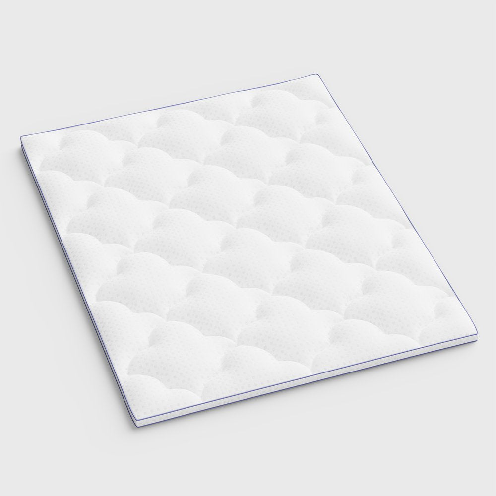 2" White Cotton Full Double Mattress Topper