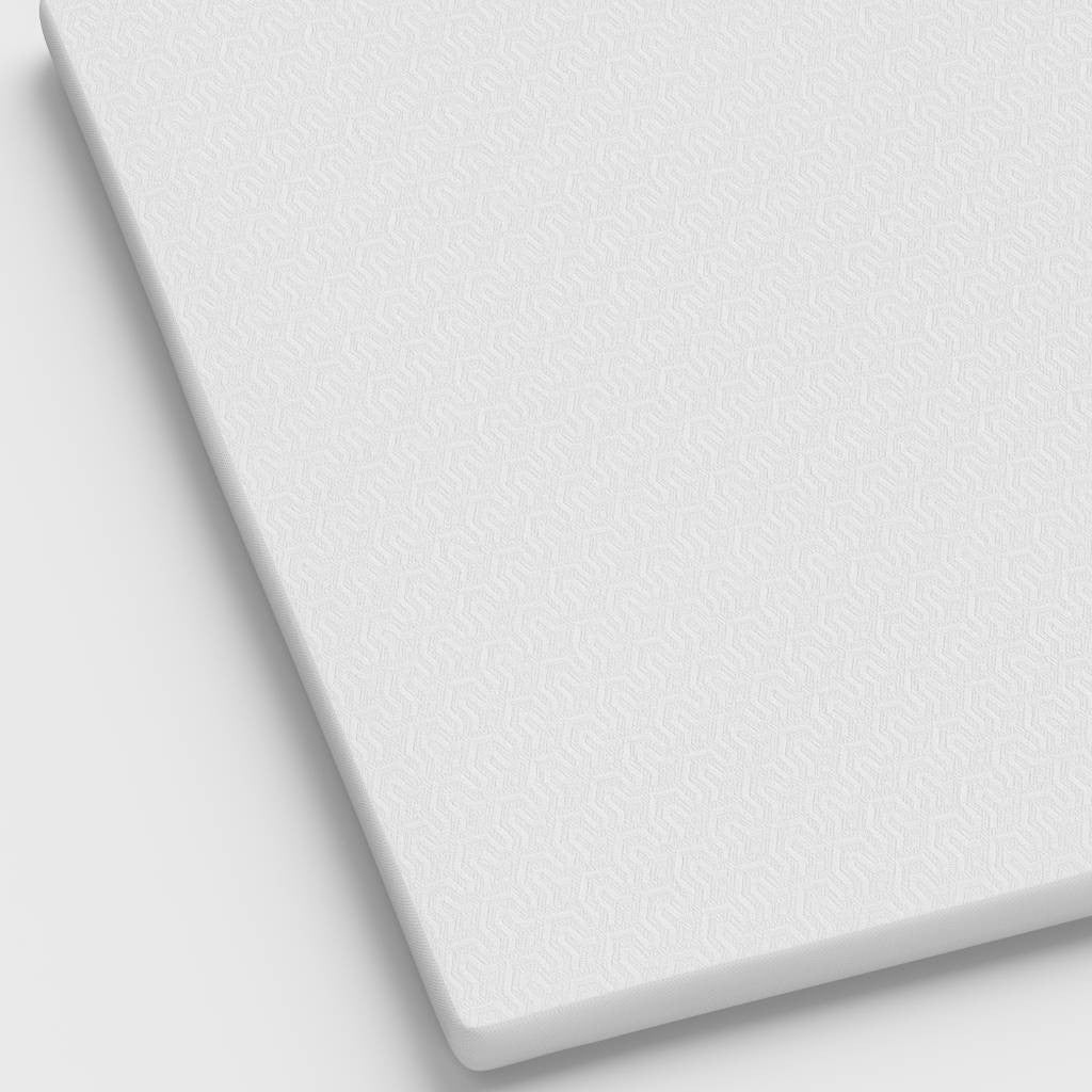 2" White Gel Memory Foam Queen Mattress Topper