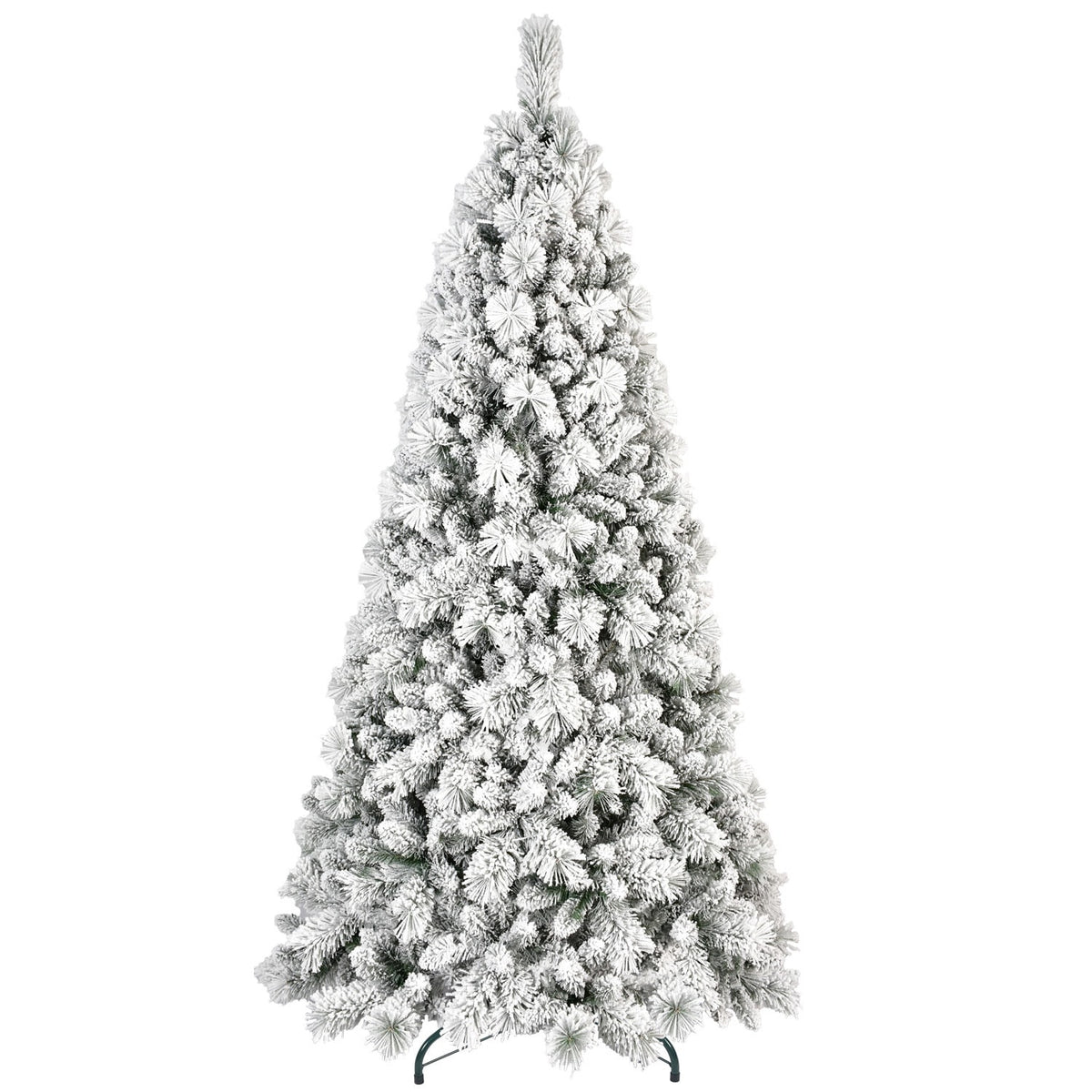 6' Full Flocked Pine Christmas Tree