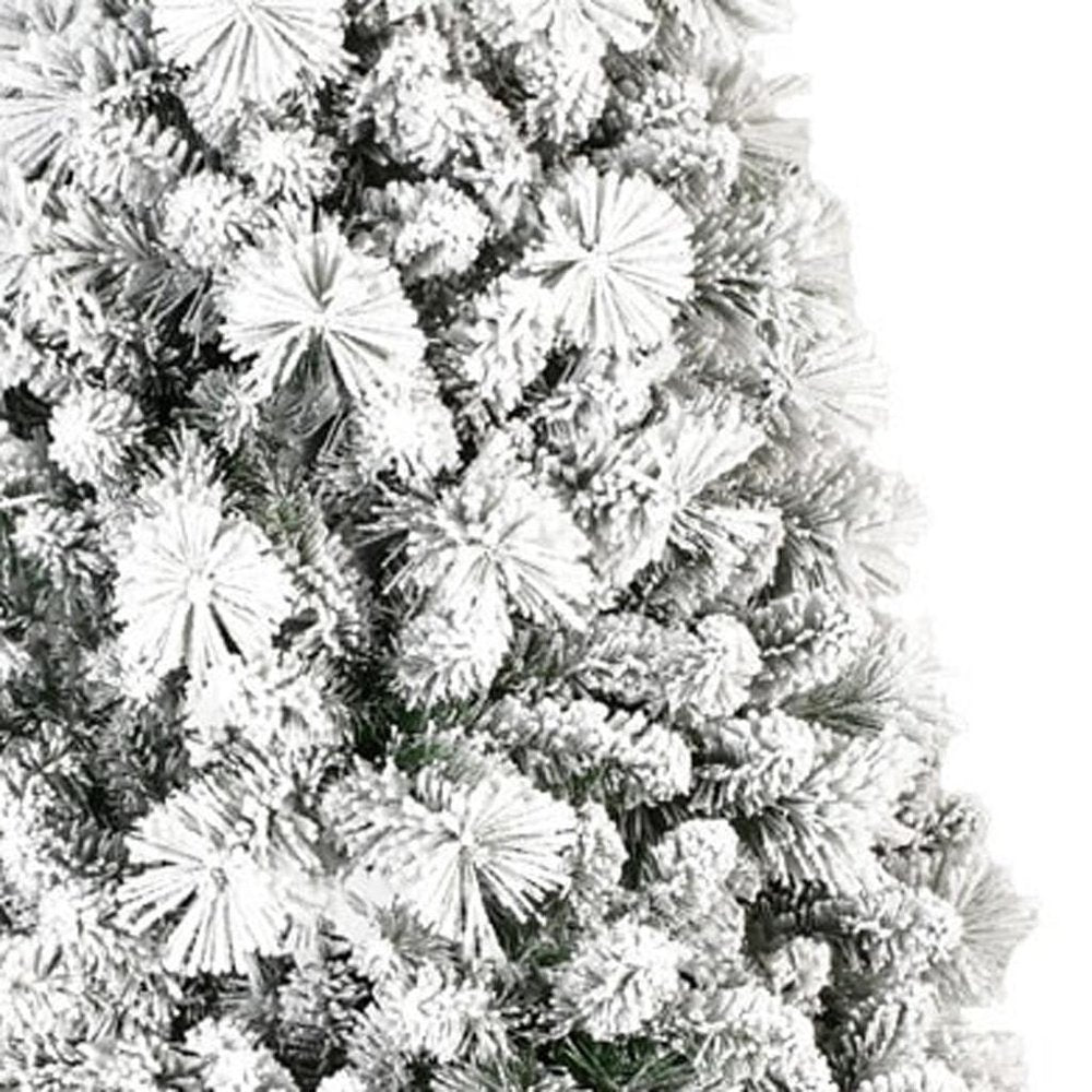 6' Full Flocked Pine Christmas Tree
