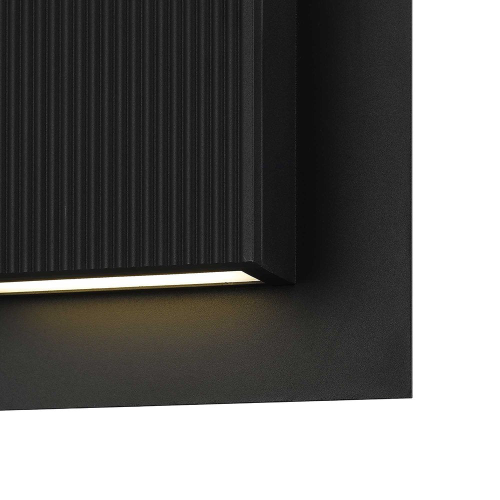 Black LED Dimmable Outdoor Hanging Light