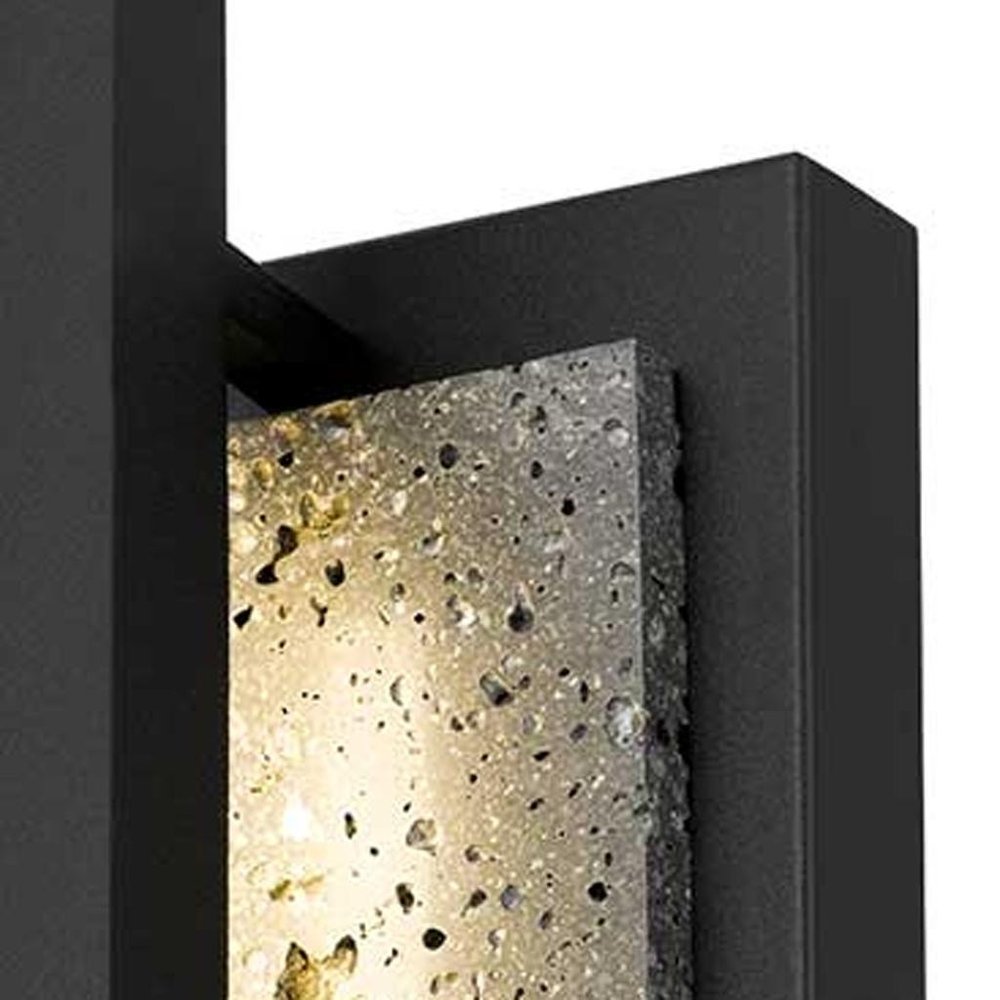 Black LED Dimmable Outdoor Hanging Light
