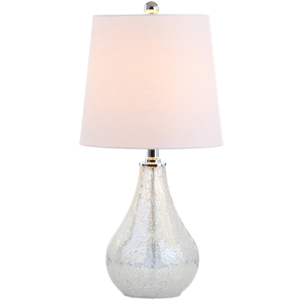 20" Clear Novelty Table Lamp With Drum Shade