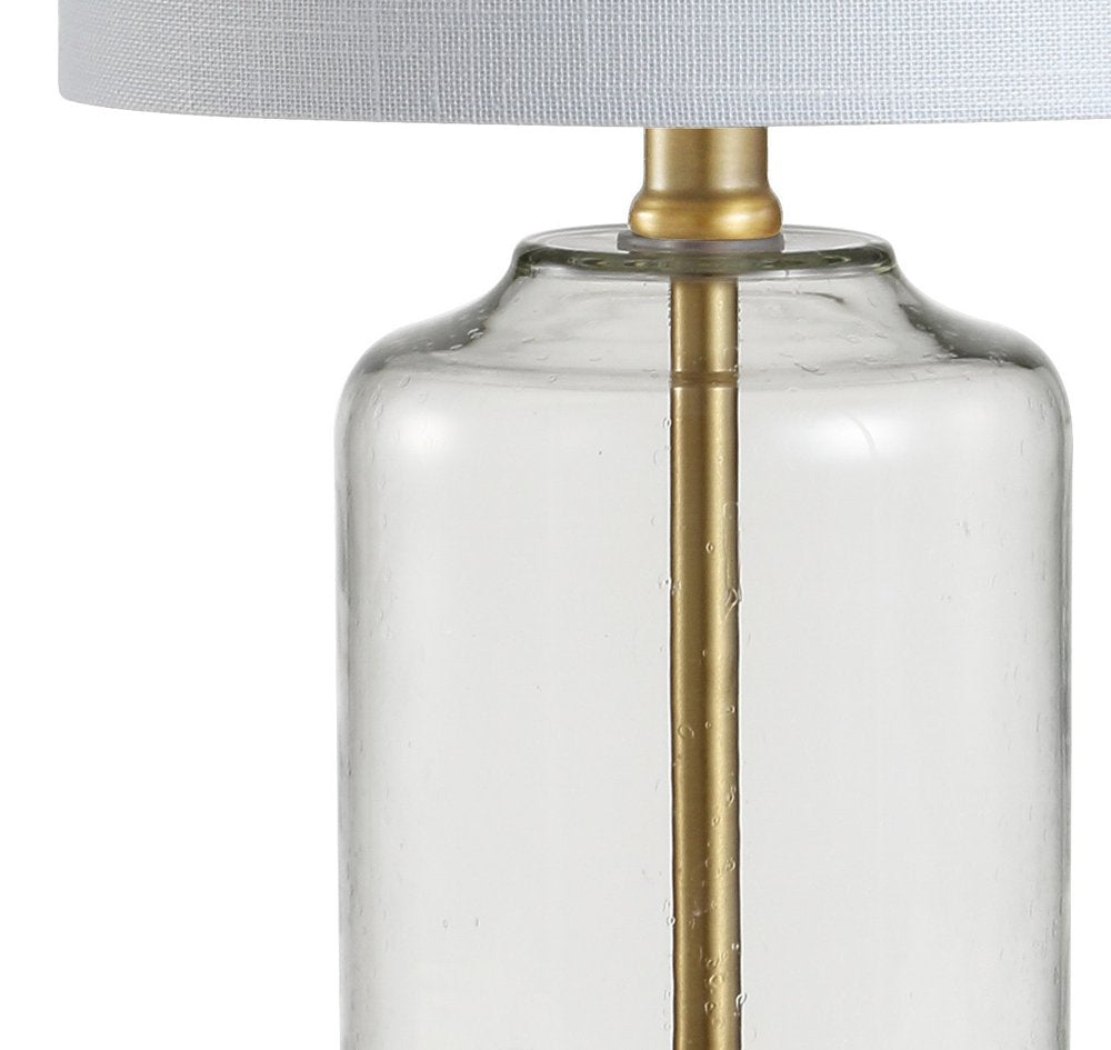 20" Gold Novelty Table Lamp With Globe Shade