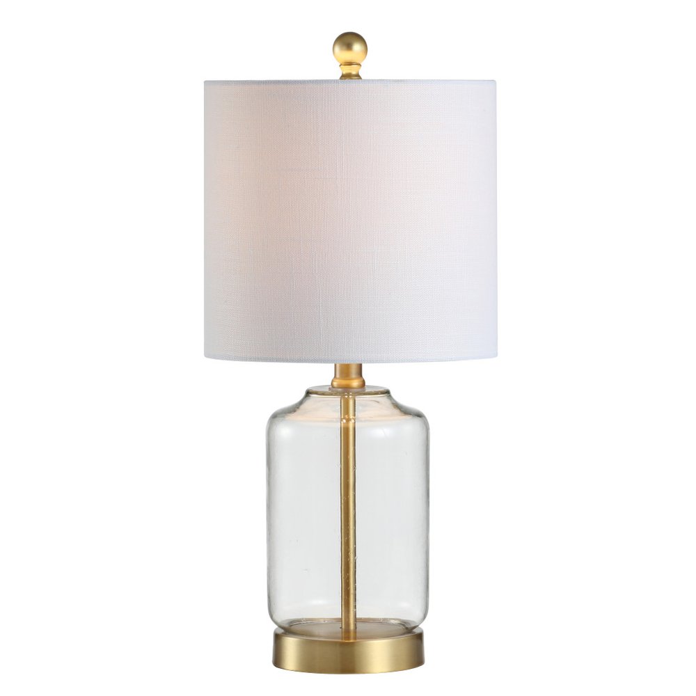20" Gold Novelty Table Lamp With Globe Shade