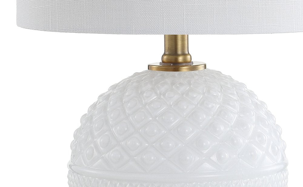 21" Gold Novelty Table Lamp With Globe Shade
