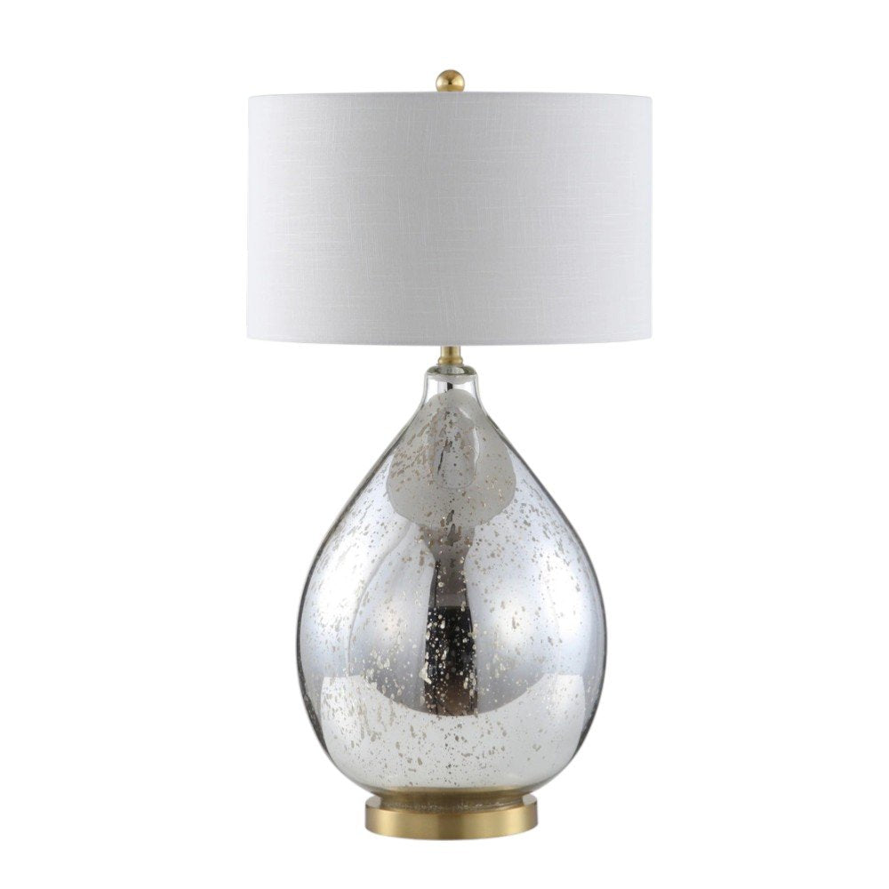31" Gold Novelty Table Lamp With Globe Shade