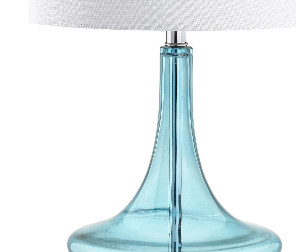 Set of Two 26" Silver Novelty Table Lamps With Drum Shades