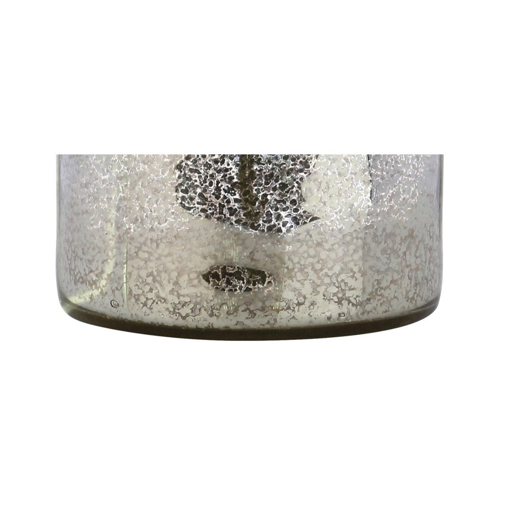 25" Clear Novelty Table Lamp With Drum Shade