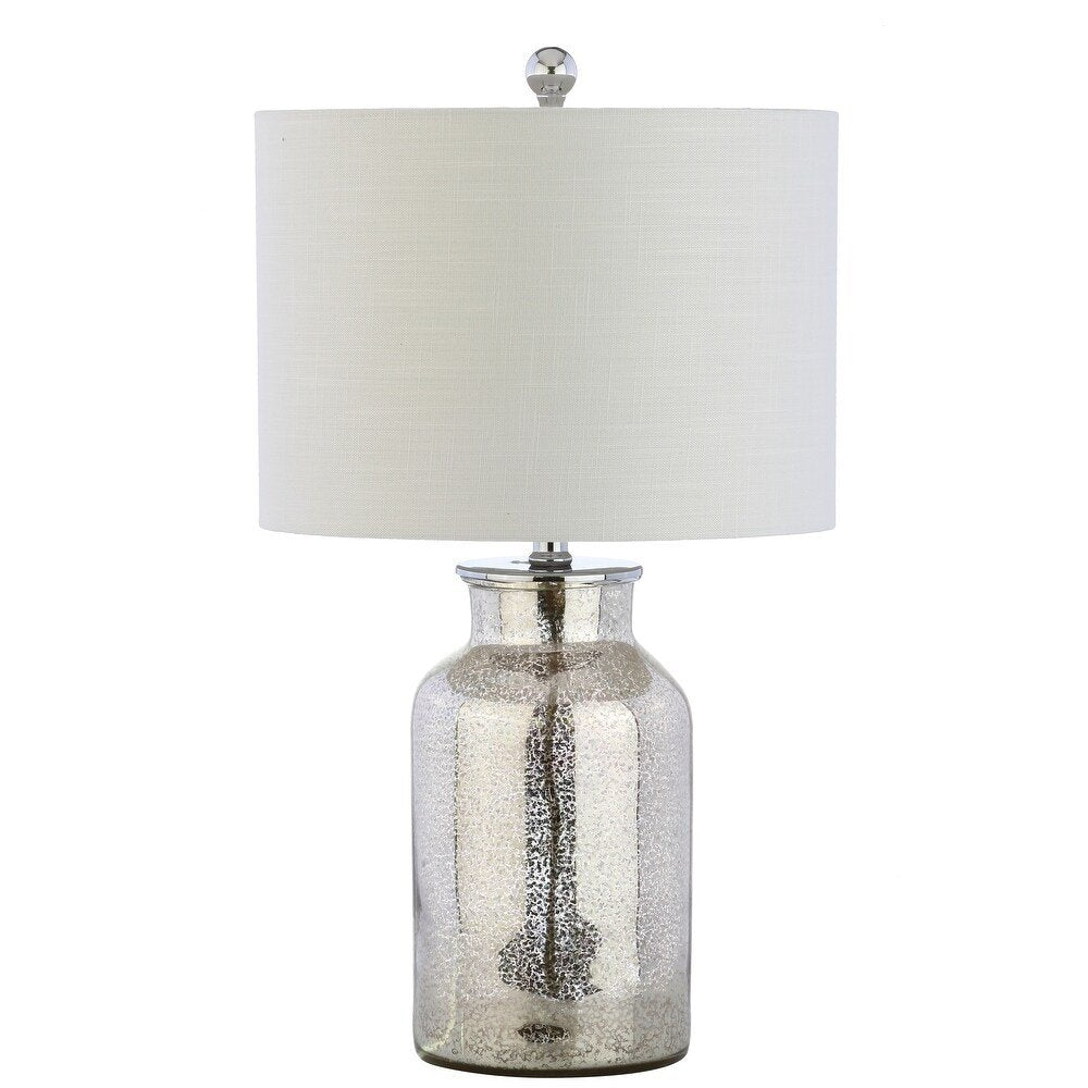 25" Clear Novelty Table Lamp With Drum Shade