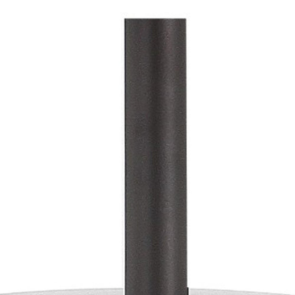 27" White Novelty Table Lamp With Globe Shade