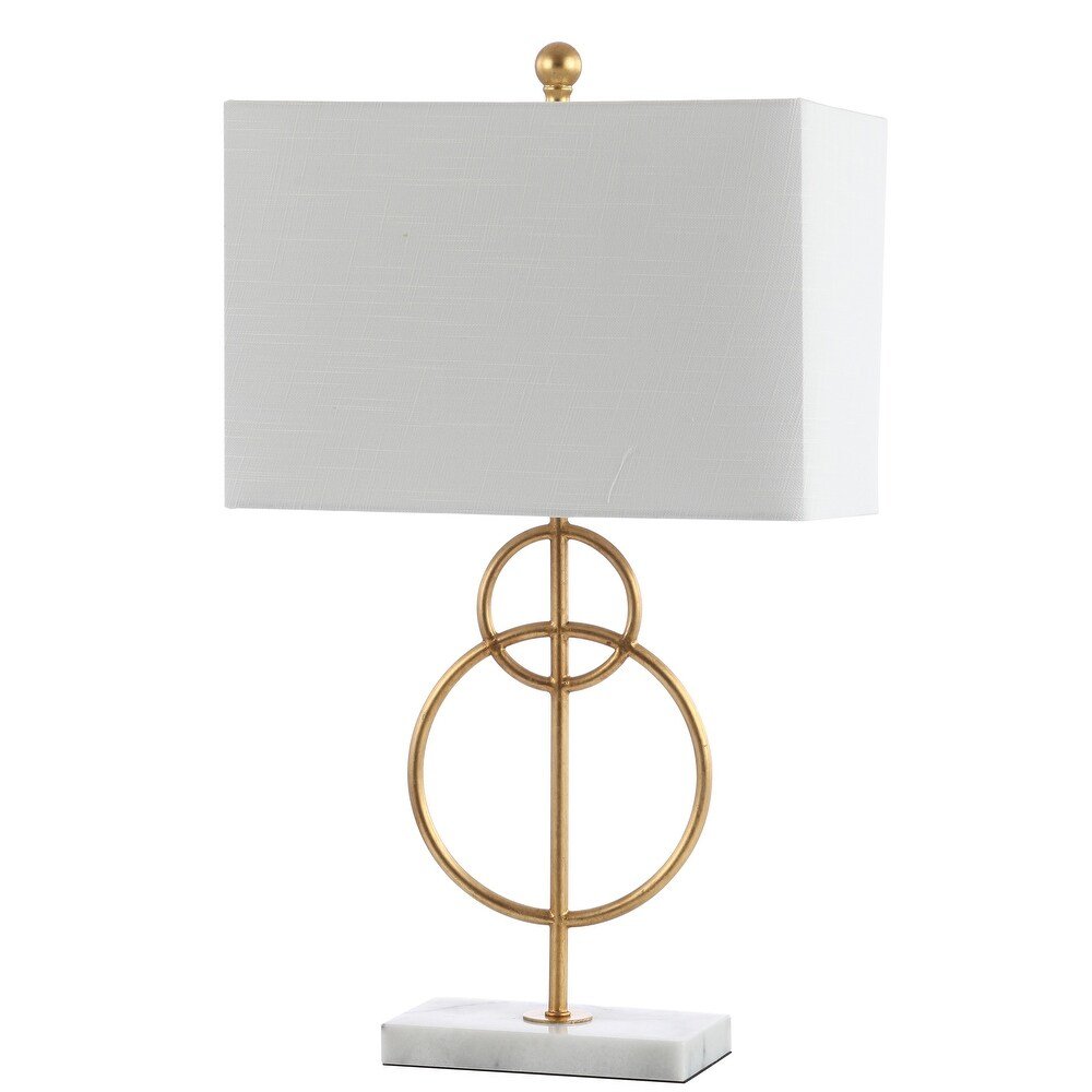 26" White Novelty Table Lamp With Shade