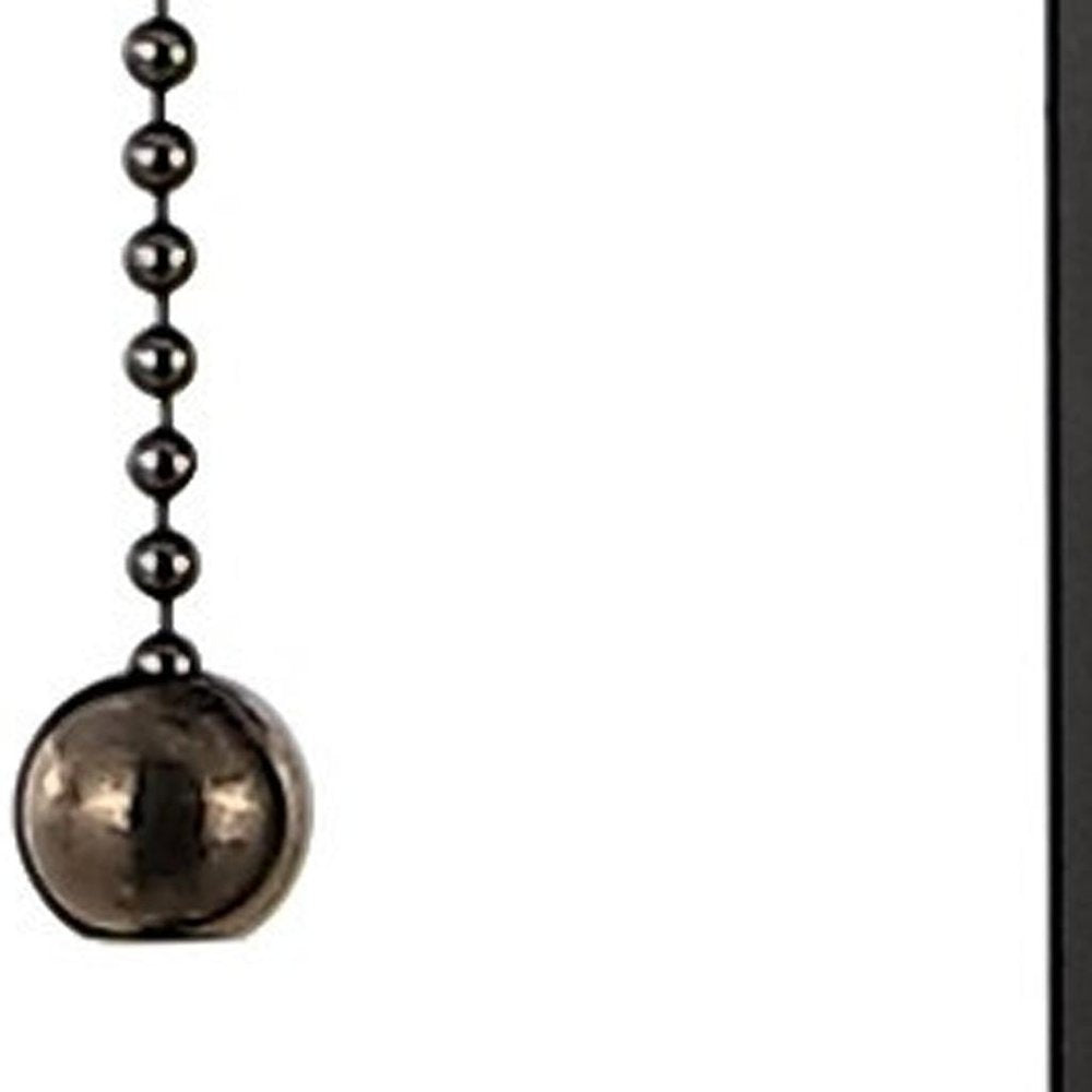 Set of Two 29" Black Table Lamps With Shades