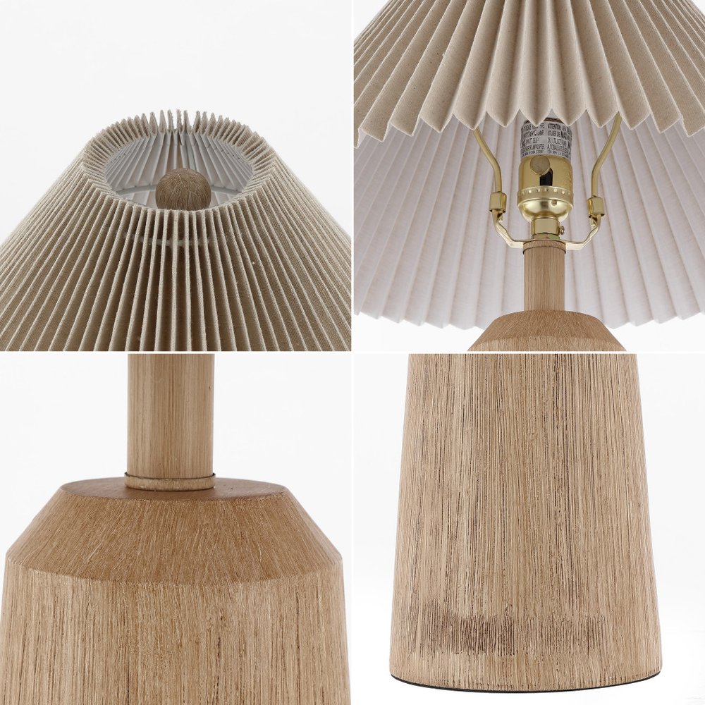 21" Beige Lighthouse Table Lamp With Empire Shade