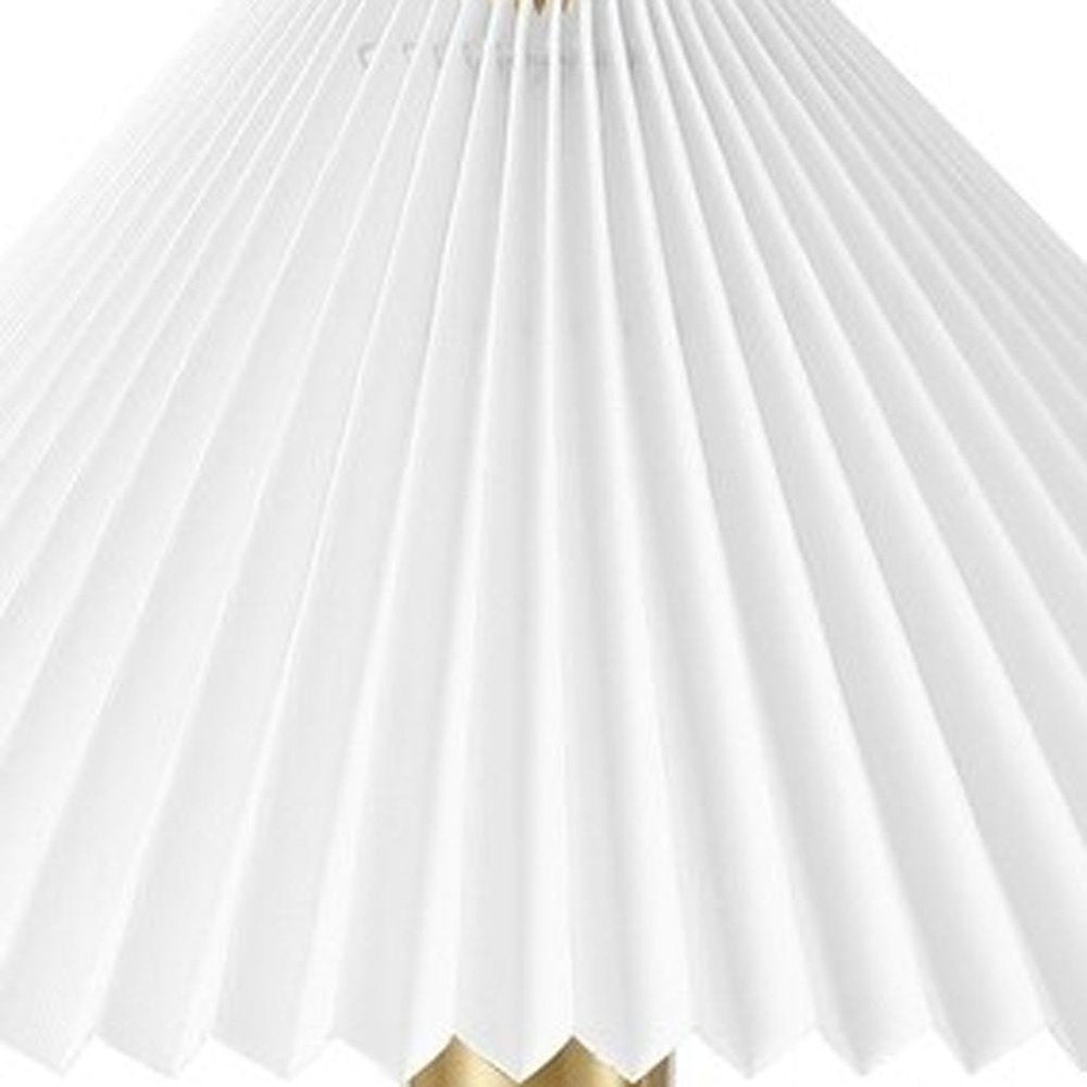 21" Gold Table Lamp With Empire Shade