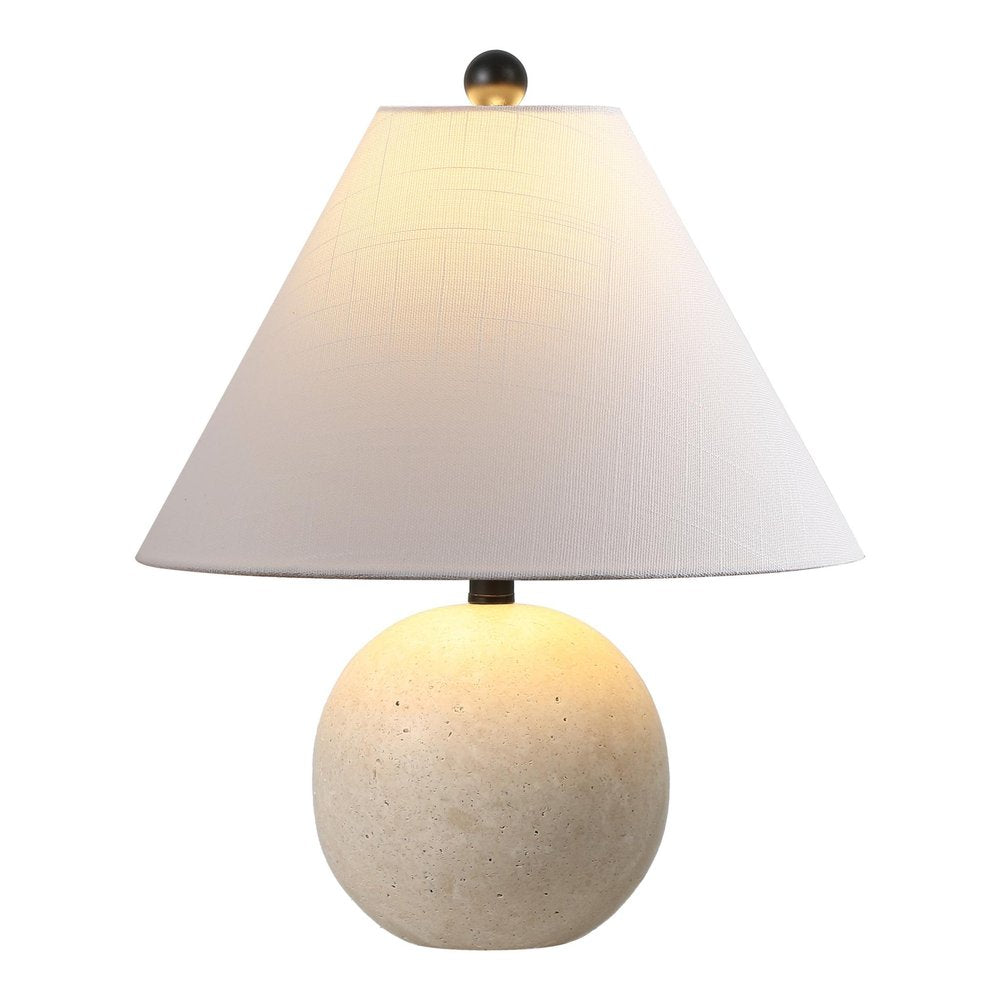 16" Beige Novelty Table Lamp With Empire Shade