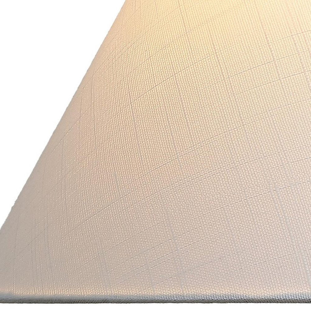 23" Beige Novelty Table Lamp With Empire Shade