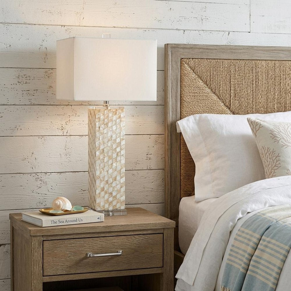 31" Clear Novelty Table Lamp With Shade