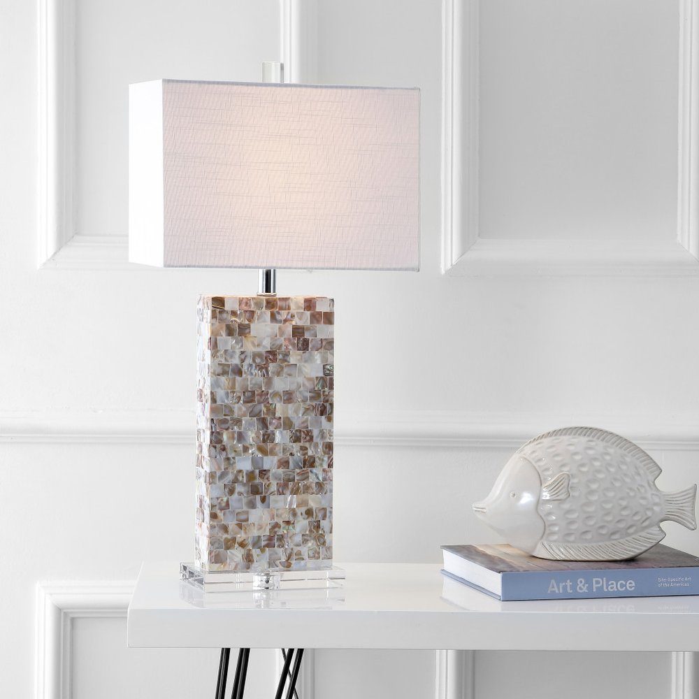 29" Clear Novelty Table Lamp With Shade