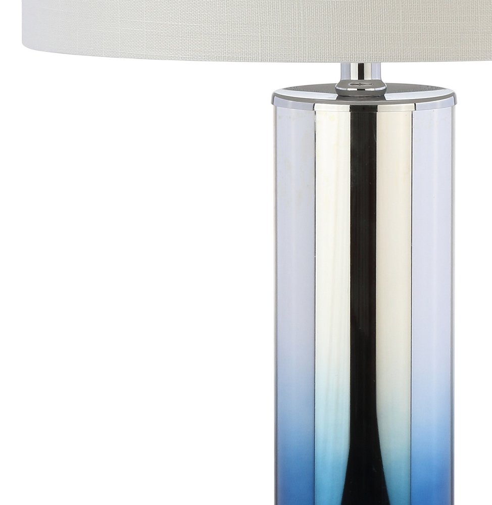 27" Clear Novelty Table Lamp With Drum Shade
