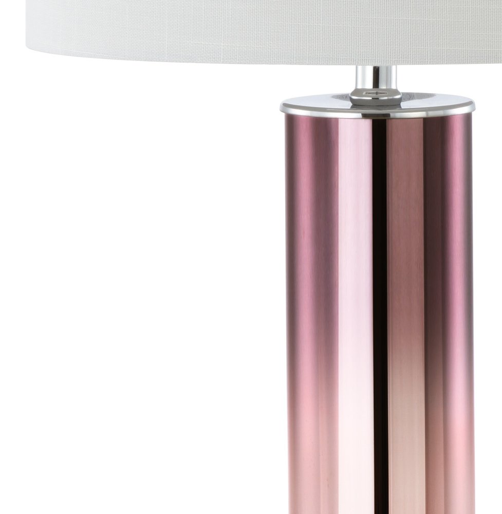 27" Clear Novelty Table Lamp With Drum Shade