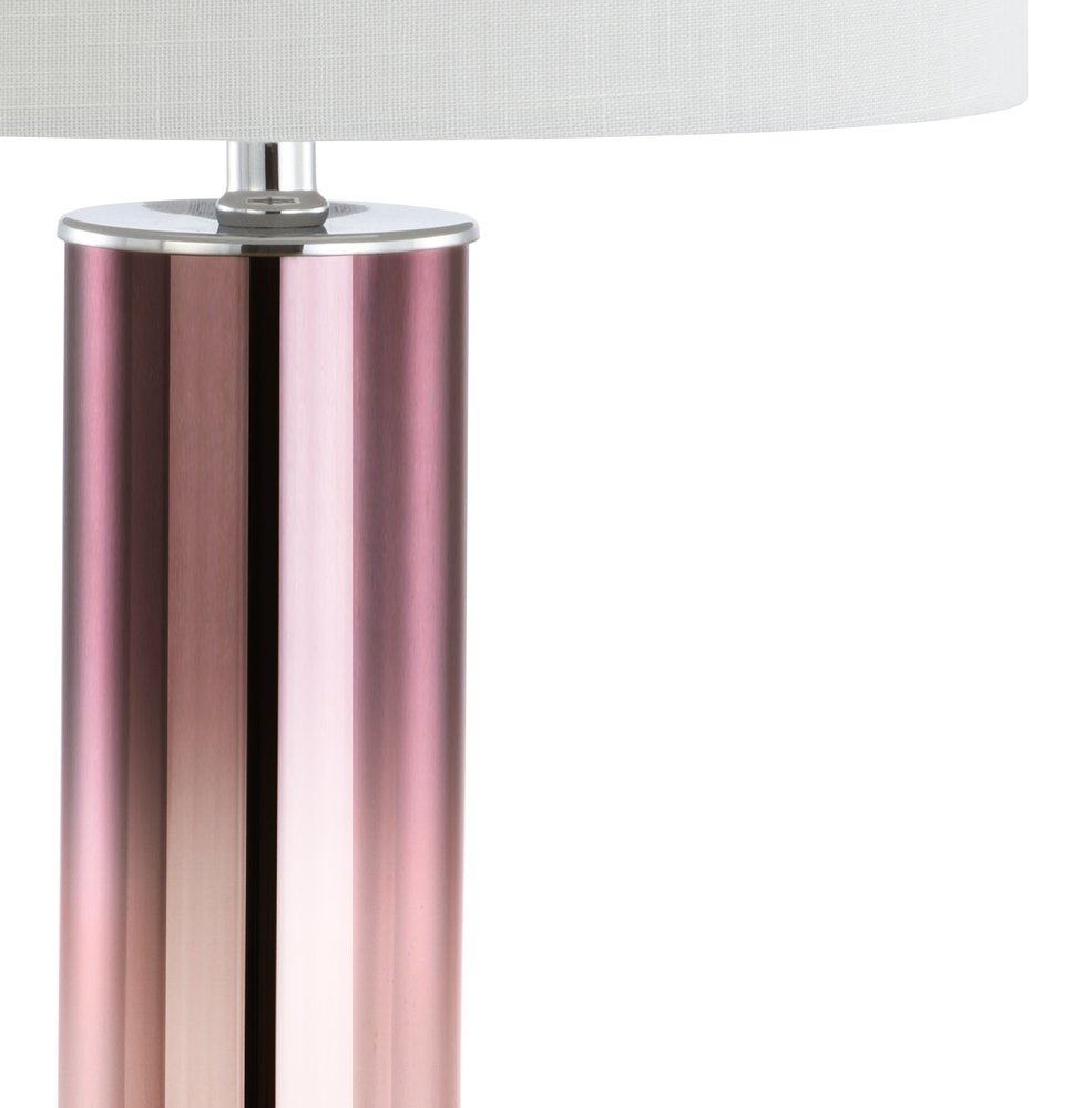 27" Clear Novelty Table Lamp With Drum Shade
