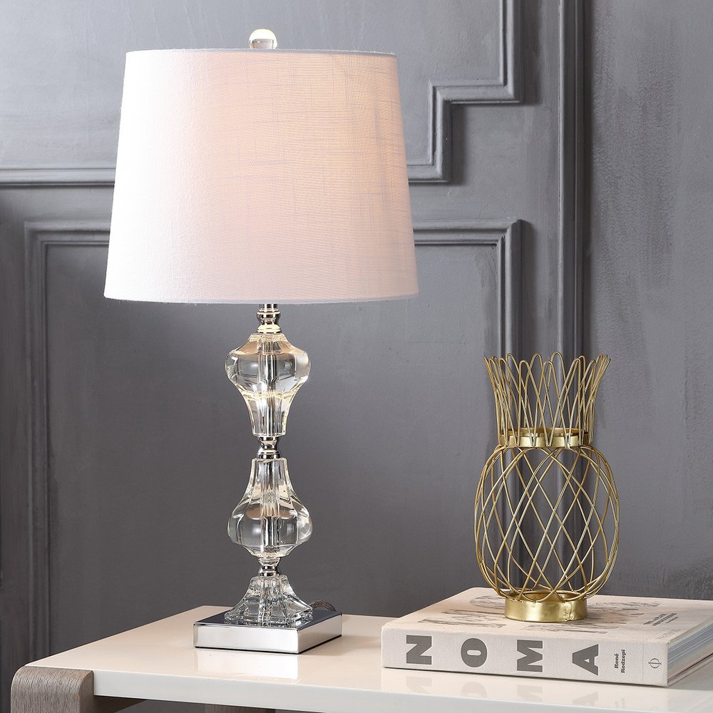 26" Silver Urn Table Lamp With Empire Shade