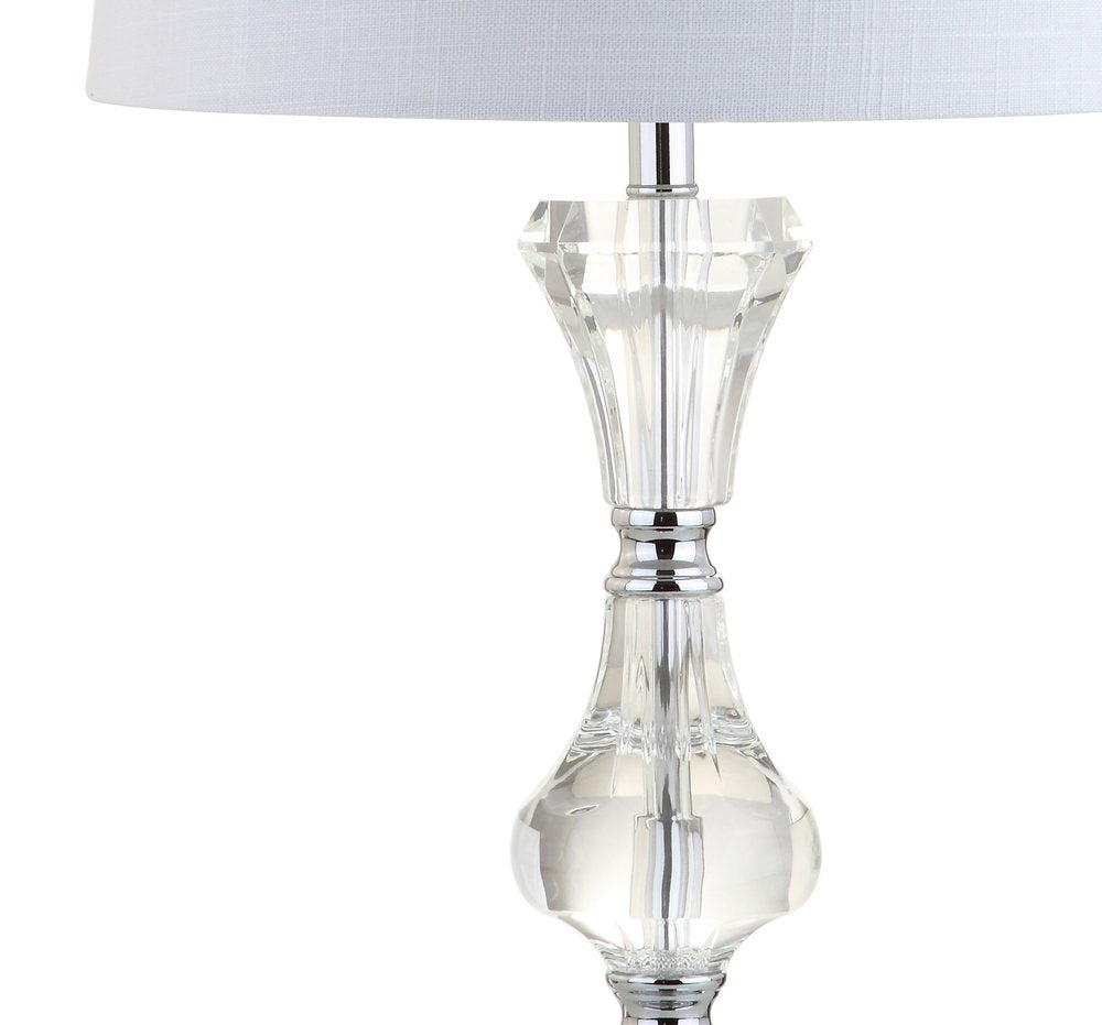 25" Silver Urn Table Lamp With Empire Shade